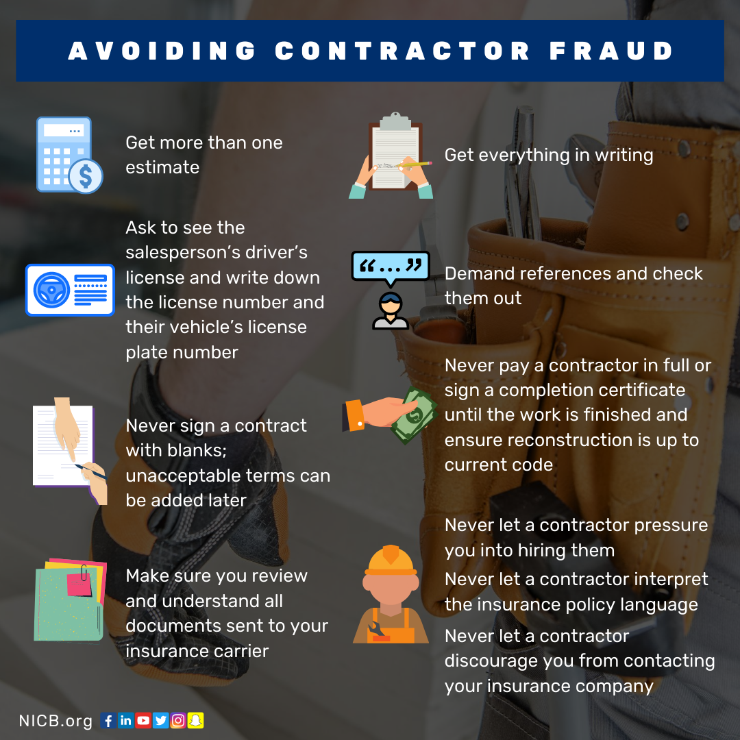 Contractor Fraud Infographic