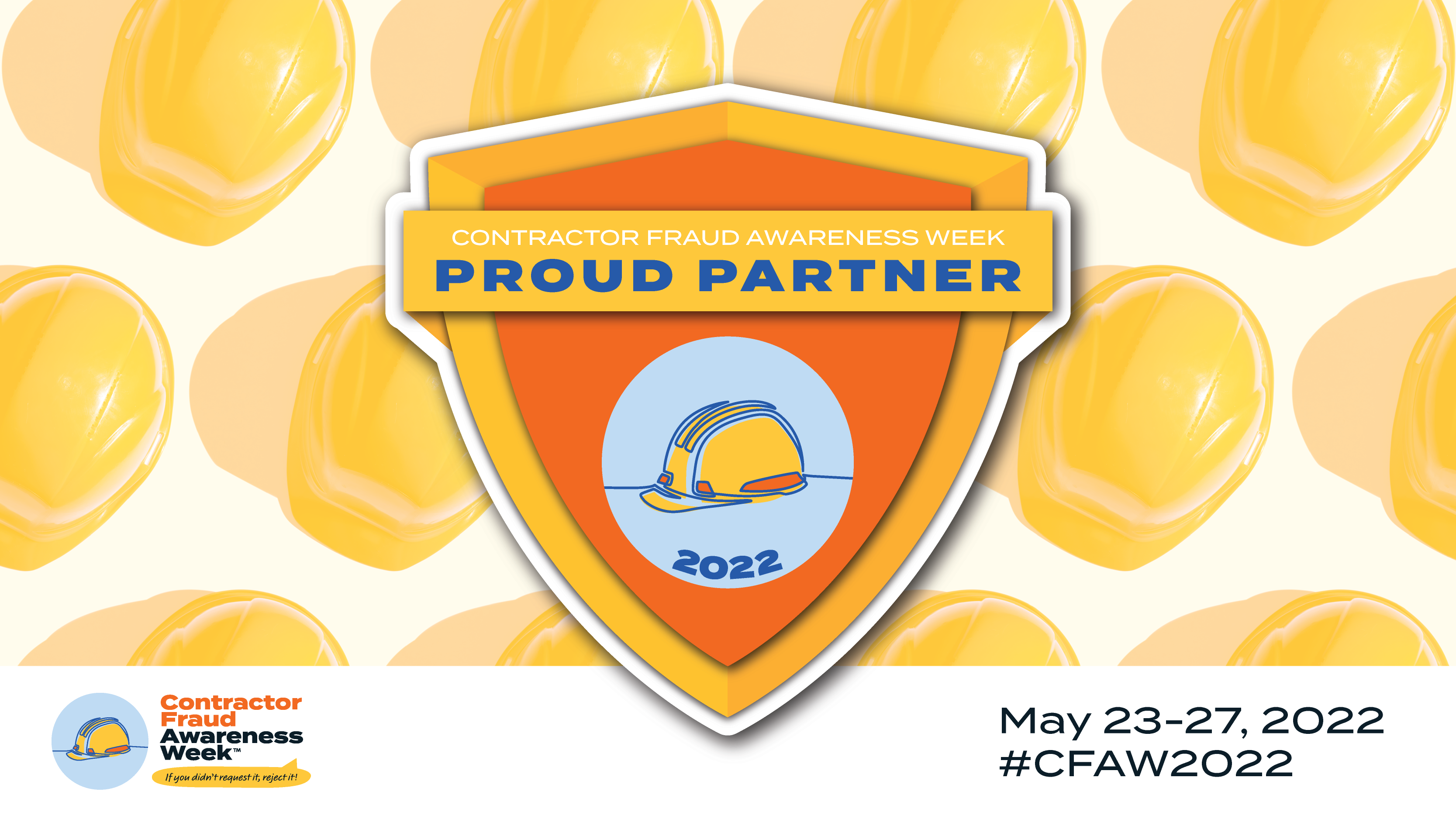 Proud Partner Yellow Graphic