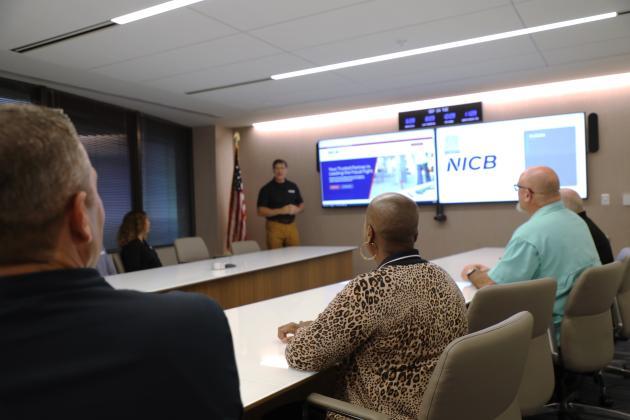 People sitting in a training room