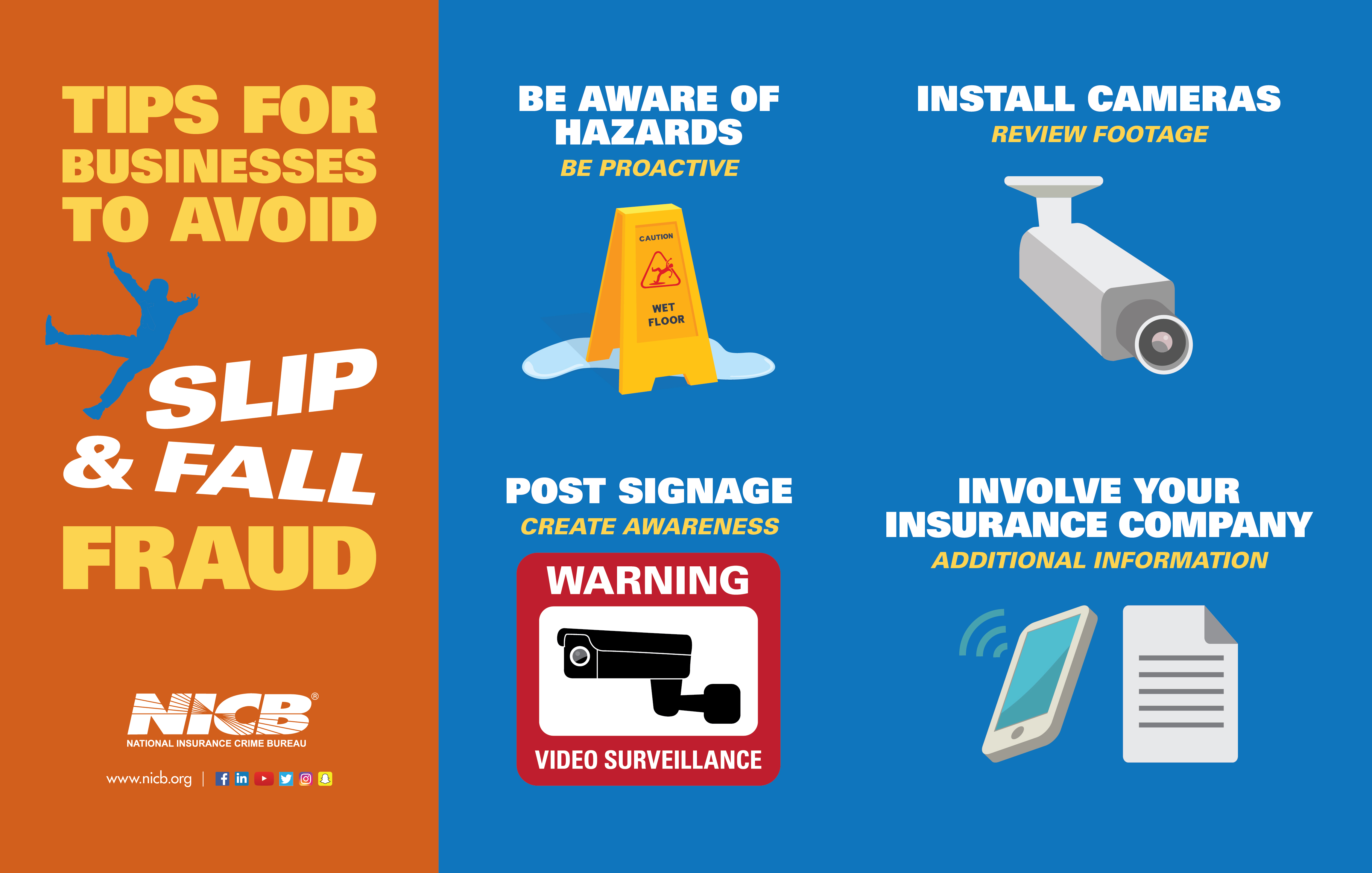 Slip and Fall Infographic