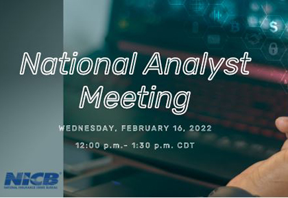 National Analyst Meeting