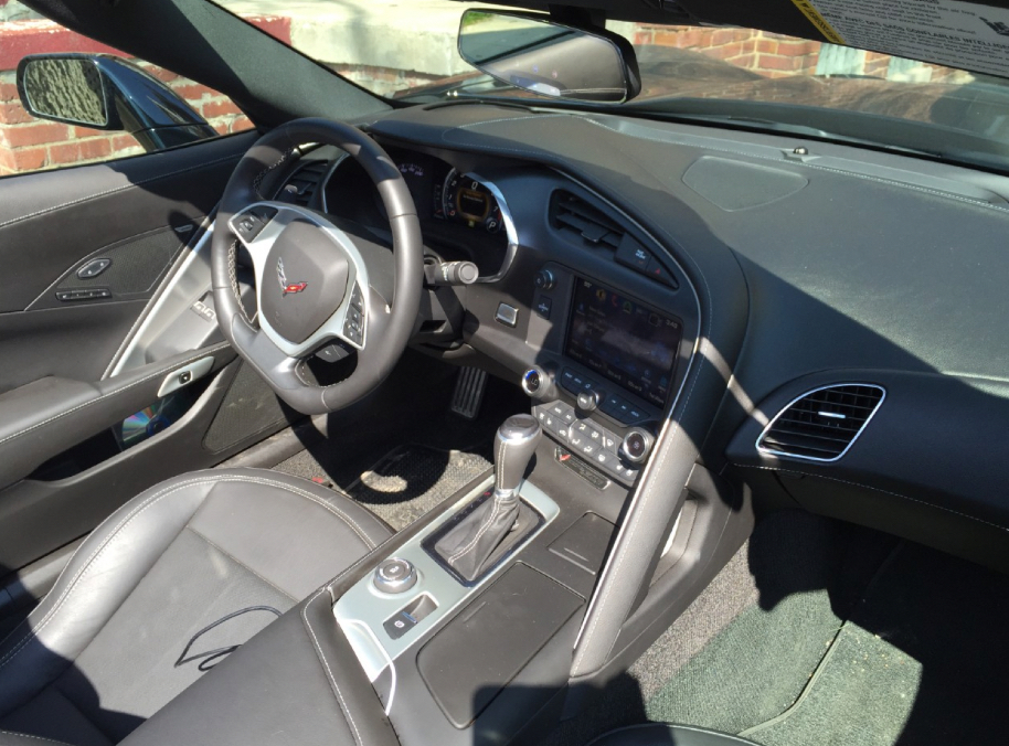 Inside of a 2016 Chevrolet Corvette
