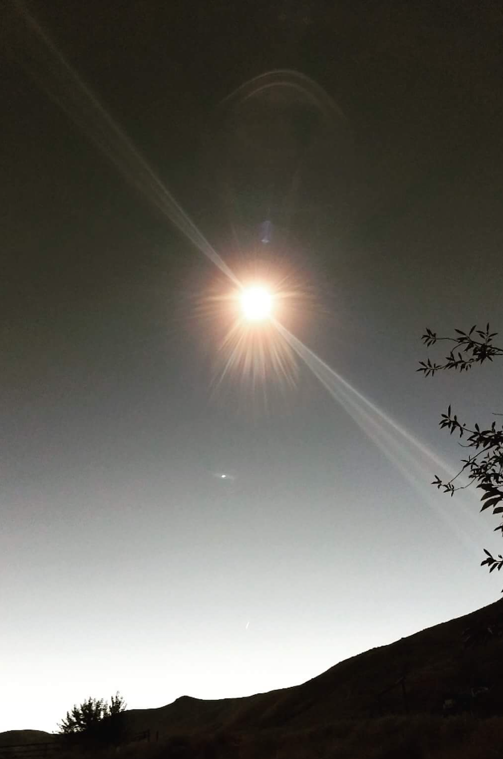 Solar eclipse in Boise, ID