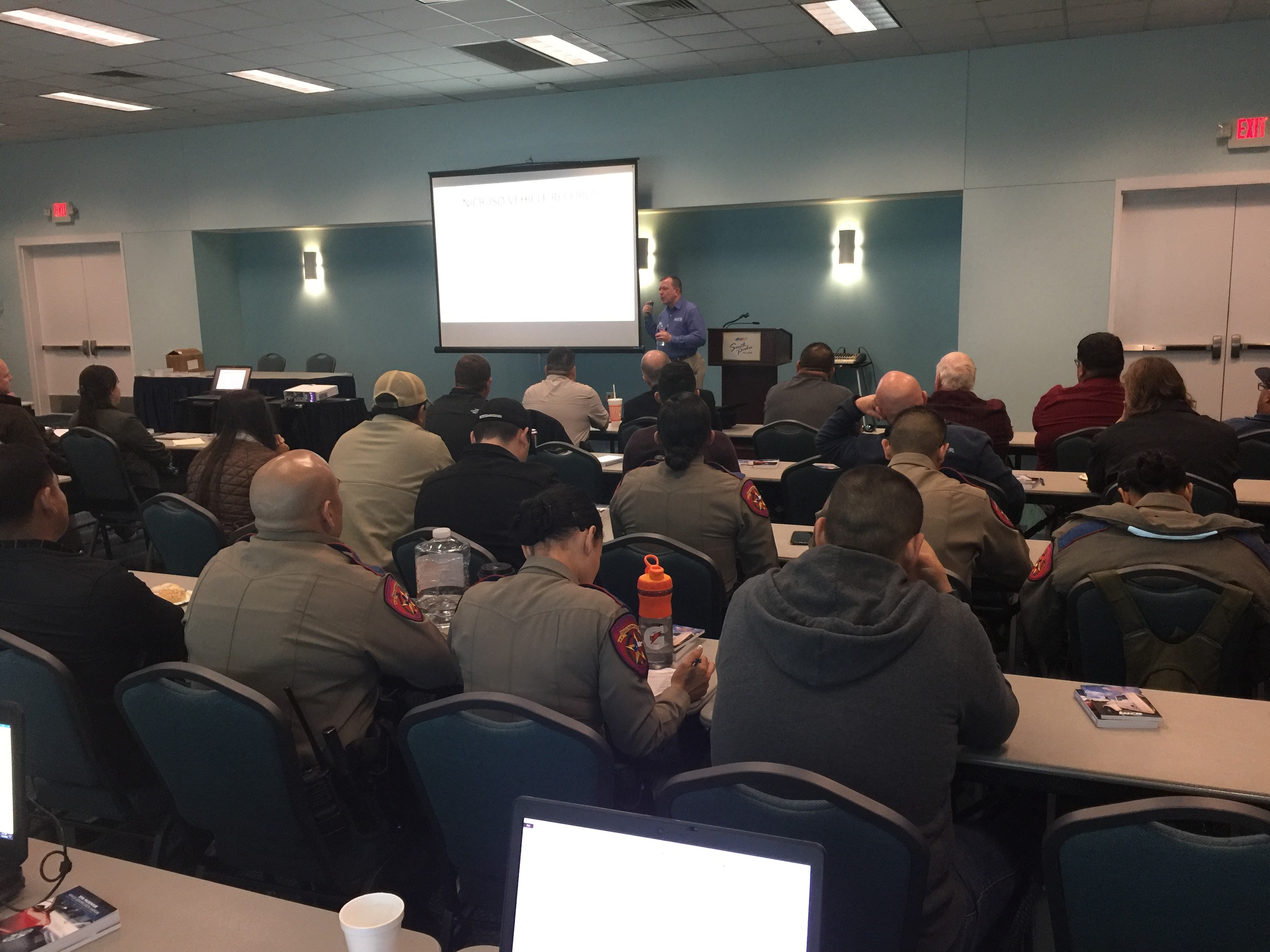 Training being conducted at the Padre Island Convention Center