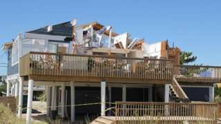 Hurricane House Damage