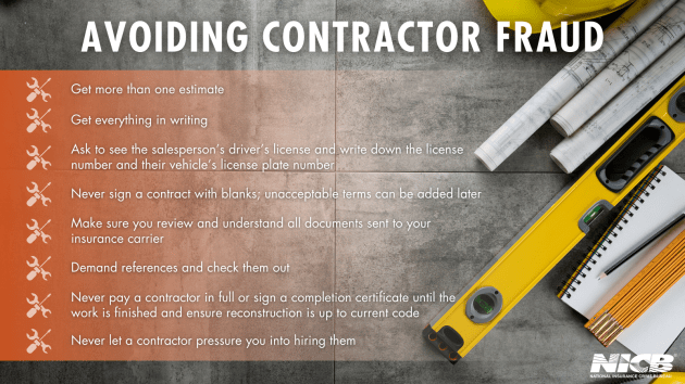 Contractor Fraud Tips
